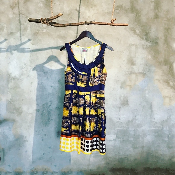 Anthropologie Baraschi Isla Dorada Silk Dr… - Picture 1 of 7